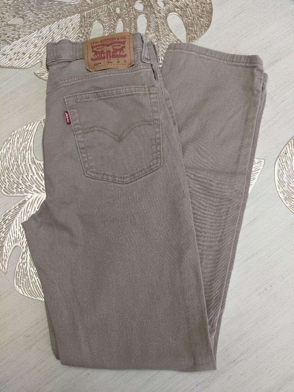 Levi's Big Boys 502 Regular Taper Fit Chino Twill Pants